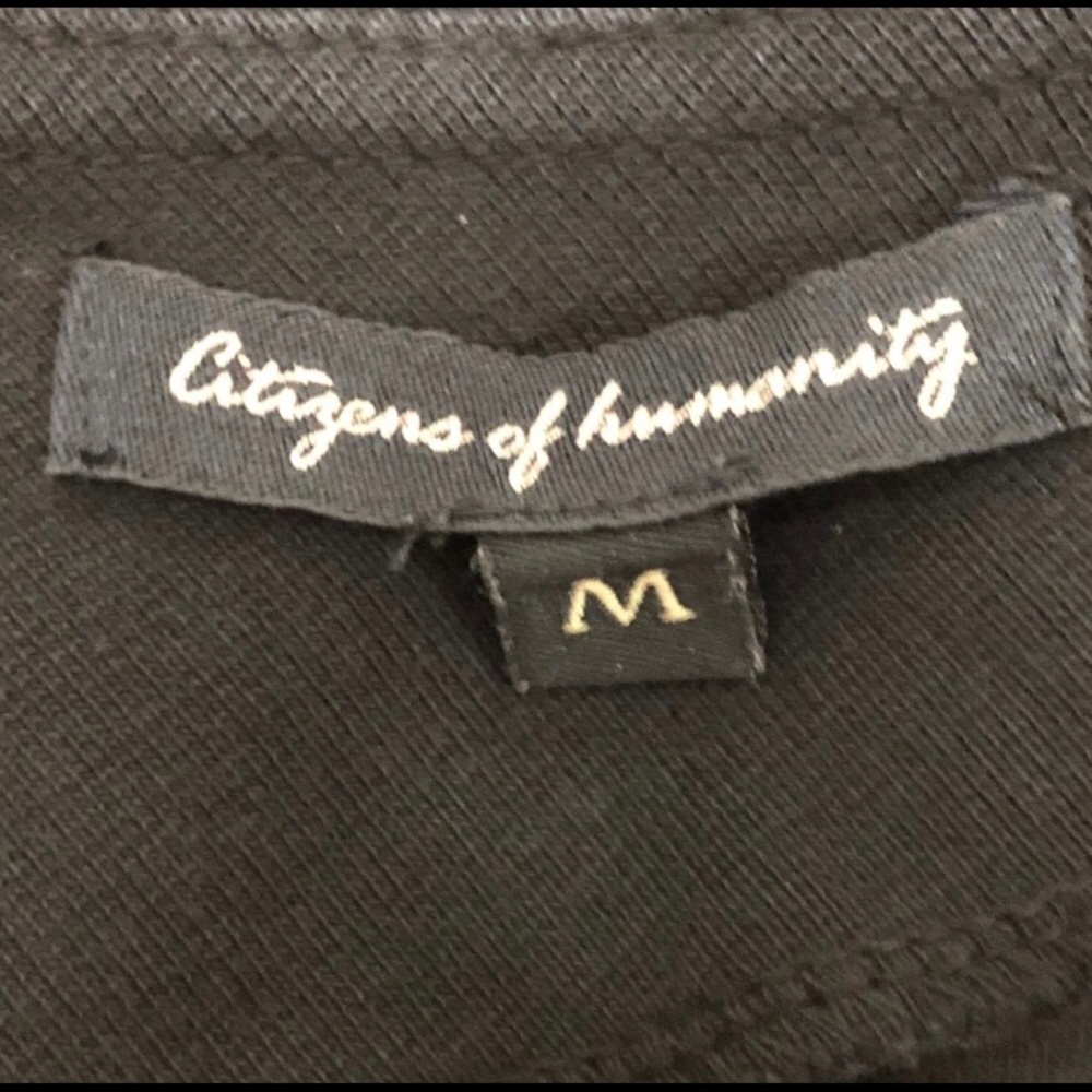 Citizens of Humanity black high waist mini skirt M - Picture 3 of 4
